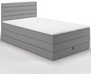 Posteľ Portland 120/200 Rosto 93 sivý + top