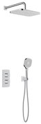 KFA Armatura 5759-501-00 - Sprchová súprava s termostatickou podomietkovou batériou MALAGA, lesklý chróm