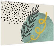 Obraz - Abstraktné listy N⁰1 (90x60 cm)