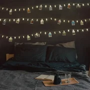 DecoKing Svetelná reťaz na fotografie teplá biela, 20 LED