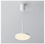 Maytoni Maytoni P076PL-L12W3K-W - LED Luster na lanku PLATO LED/12W/230V 3000K biela W4472