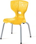 Detská stolička ALDA I, výška 350 mm, žltá