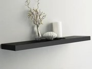 Polica na stenu Shelvy 80 cm, čierna%