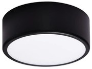Stropné svietidlo CLEO 1xE27/24W/230V pr. 20 cm čierna