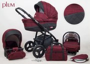 Kombinovaný kočík Raf-pol AXEL  - Plum (2-kombinácia)