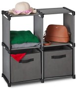 Látková zásuvková skrinka RD4589, 4 priehradky