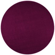 Kusový koberec Nasty 102368 Blackberry kruh, 200x200 (priemer) kruh, fialová, chodba / predsieň, Hanse Home