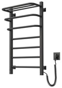 Kúpeľ. elektrický radiátor s term. FORTIS 350W/230V 80,6 cm IP44 čierna pravá