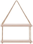 Tutumi Tutumi, závesná polica 36x60x15 cm JZWJ05, prírodné drevo, HOM-02807