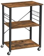 Servírovací stolík MARGE hnedý