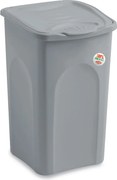 STEFANPLAST Košík na bielizeň Primavera 38 l, sivý