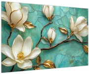 Obraz - 3D magnólia (90x60 cm)
