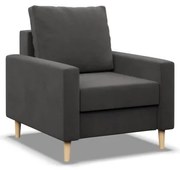 Kreslo BLANK Comfort sivé