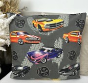 INTERMEDIC SK Obliečka na vankúš Športové autá 40x40cm