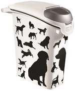 Curver Kontajner na krmivo čiernobiely 10kg