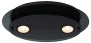 Lucide 79181/02/30 - Stropné svietidlo OKNO 2xGU10/5W/230V čierna