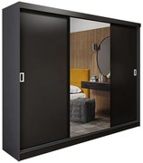 Skriňa Retro 200 1L grafit/ Dvierka čierna