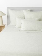 Posteľná plachta z vypratého ľanu's jemnými pruhmi Rinna