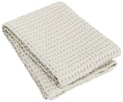 Béžová bavlnená osuška Blomus Moonbeam, 140 x 70 cm