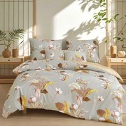 Flanelové obliečky Homa BRIA GREY 7-set 140x200 cm