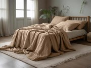 Mušelínové obliečky PURELY svetlohnedé Rozmer obliečok: 80 x 80 cm | 135 x 200 cm