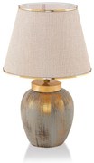 Stolová lampa v krémovo-zlatej farbe (výška 47 cm) – Opviq lights