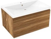 Kúpeľňová skrinka s umývadlom Naturel Elsa 79x35x45,5 cm eben mat ELSA80EBU1