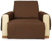 4Home Prehoz na kreslo Doubleface čokoládová/hnědá, 60 x 220 cm