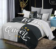 Obliečky KING and QUEEN ŚĆ Bavlna 220x200 cm 6-dielna súprava