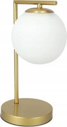 Stolná lampa 1xE27/40W/230V zlatá/biela