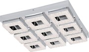 XXXLutz STROPNÉ LED SVIETIDLO, 44/44/7 cm Eglo - Online Only bytové doplnky - 003348114002