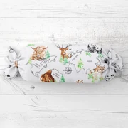 Biante Vankúš valec bonbon Sandra SA-546 Zvieratá sveta na bielom 15x40 cm