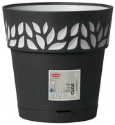 Obal Cloe plastový antracit 15x15cm