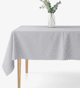 Goldea sviatočný hranatý teflónový obrus - sivý s veľkými ornamentmi 80 x 80 cm