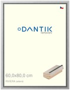 DANTIK rám na obraz 60x80 | RIVIERA zelená (Plexi Čiré)