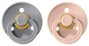 BIBS Colour cumlíky, kaučuk 2ks - veľkosť 1 - Cloud Blush