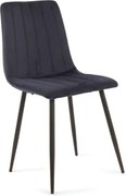 Jedálenská stolička Harry, tmavo modrá látka%
