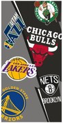 Bavlnená plážová osuška Basketbalové tímy NBA - 100% bavlna - 70x140 cm