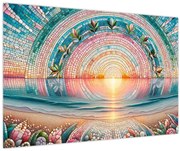 Obraz – Mozaika zapadajúceho slnka (90x60 cm)