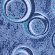 ITC, Koberec metráž Drops 74, na mieru, šíře 4m, modrá, filc, chodba / predsieň