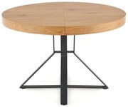 Jedálenský stôl Mercy, dub zlatý / čierna