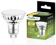 Žiarovka LED GU10 6W 580LM 120ST GLASS CB