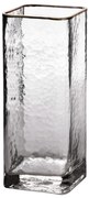 Skleněná váza Serenite 10x10x24,5 cm čirá