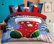 Obliečky Vianoce G1 Bavlna 3-dielna súprava