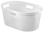 Biely kôš na bielizeň Curver Infinity, 40 l