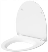 Cersanit Parva, antibakteriálne SLIM toaletné sedátko z duroplastu s pomalým zatváraním, biela, K98-0136