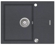 Concept DG05C45DG - Kuchynský drez CUBIS 50x62 cm granit/tmavosivý