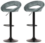 Sada barových stoličiek AUB-822 BLUE4, 2 ks