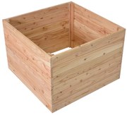 PREMIUM MODRÍN Vyvýšený záhon 70 x 70 x 50 cm, drevený