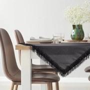 OBRUS JASPER 85X85 CM ČIERNY